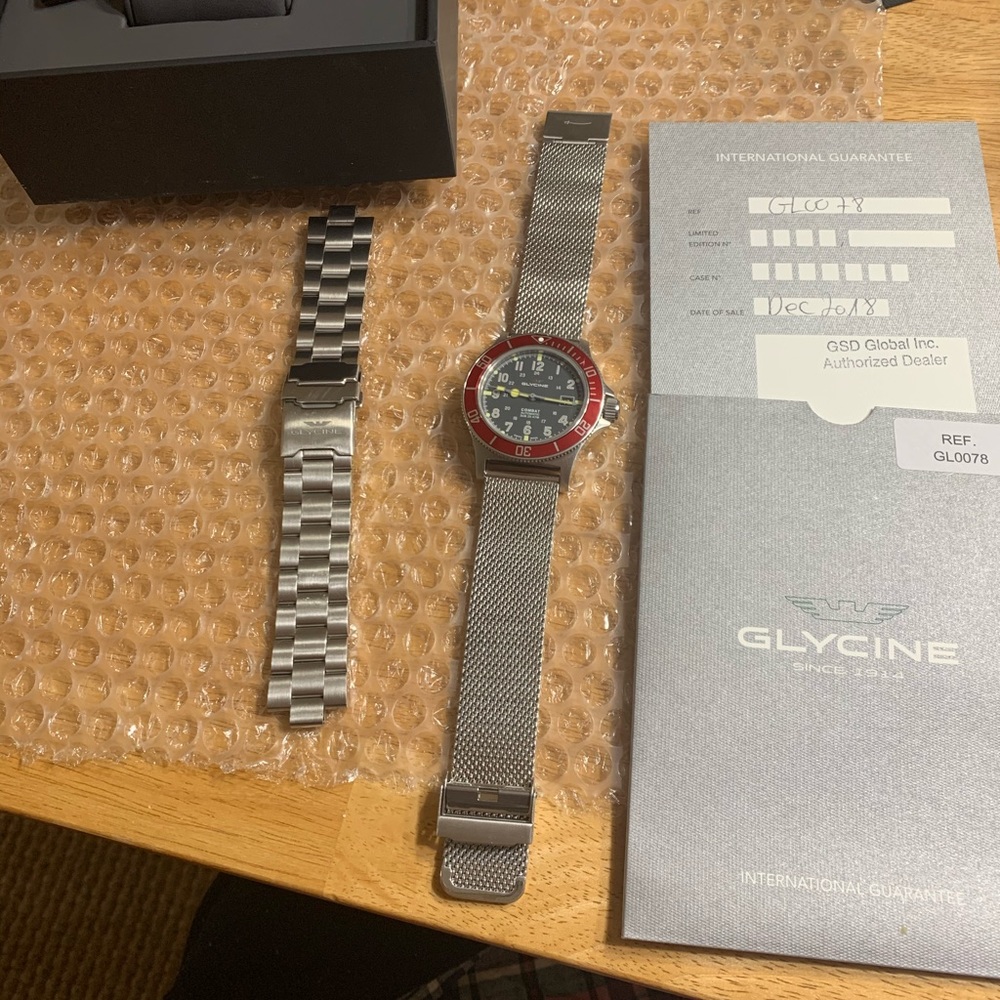 Glycine GL0078 Combat Sub Automatic 42mm -- F-set
